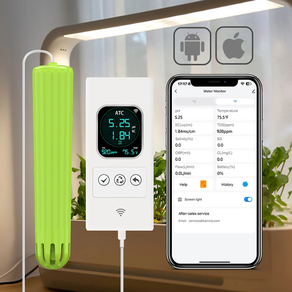 Urban Farming Urban Gardening - Kit Sensor WiFi 4-in-1 Kactoily untuk